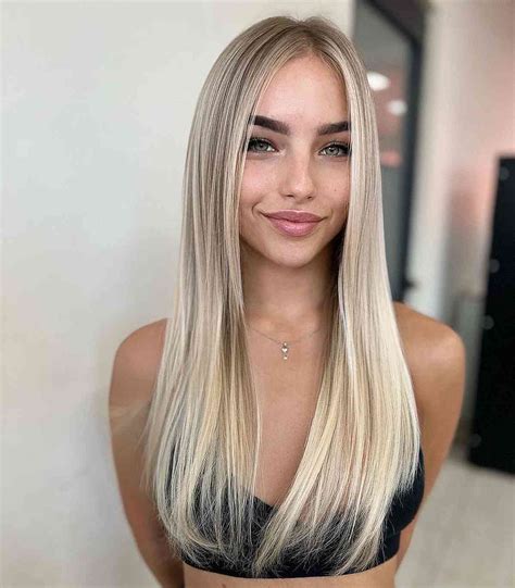 long blonde straight haircuts|blonde long hair aesthetic.